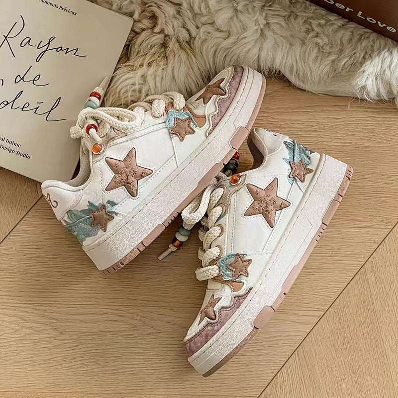 Color-Blocked Casual Sneakers