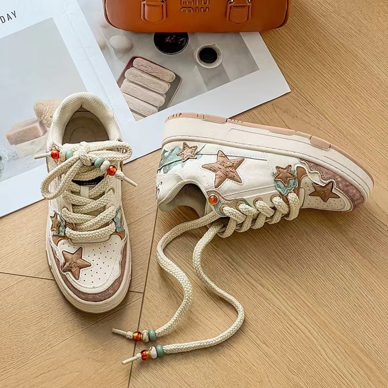 Color-Blocked Casual Sneakers
