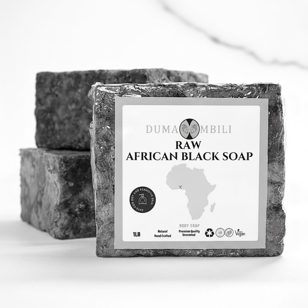 Authentic African Black Soap | Organic Skincare for Clear & Glowing Skin